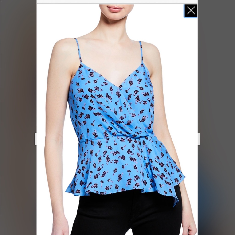 ParkerFloral-Print Spaghetti-Strap Top